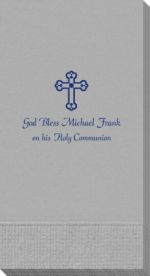 Ornate Cross Guest Towels